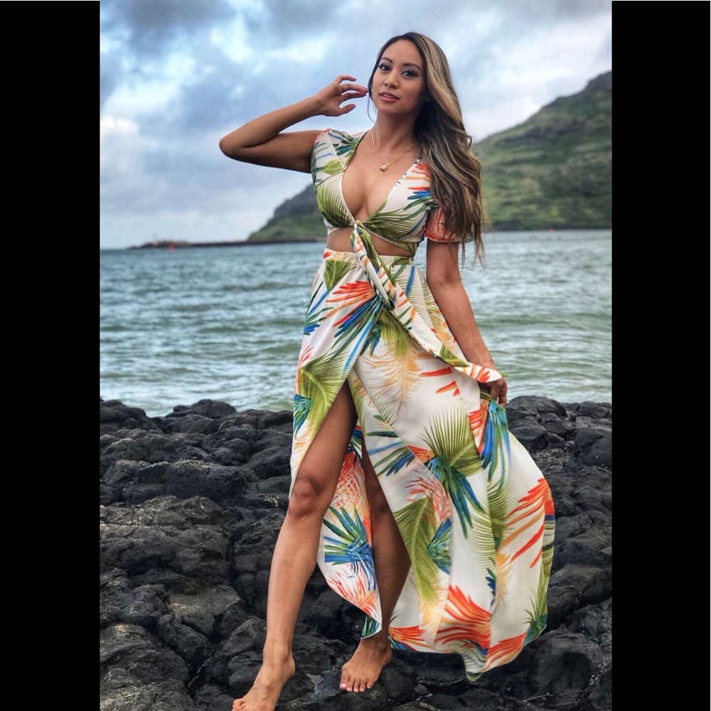 Two-piece vacation dress